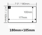 Transparent semi-hard/hard banknote protector sleeve holder PVC OPP