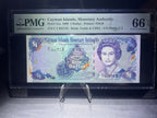 Cayman Islands 1 Dollar 1998 C/1 355718 Prefix GEM UNC PMG 66 EPQ