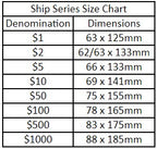MINGTAI (PCCB) banknote protector sleeve OPP material 50pcs/pack