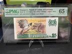 Singapore bird $5, A/63 079977 PMG 65 EPQ