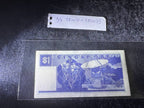 Singapore Ship 1 dollar UNC with slight foxing 5 runs/pcs. A/3 580031-580035