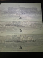 THE QUEEN'S PLATINUM JUBILEE 2022 BRITANNI COMMEMORATIVE fantasy BANKNOTE with folder (3 sets)