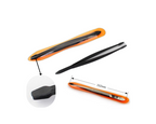 Flat spade-headed tweezer