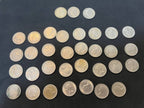 Lot of UK 6 Pence - George VI (1st,2nd,3rd coinage) and 6 Pence - Elizabeth II
